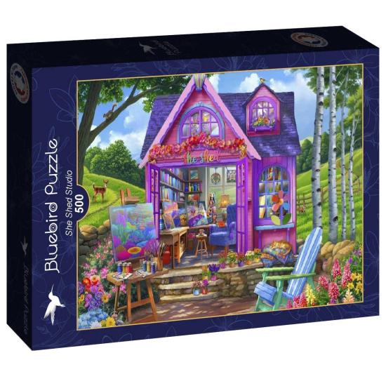 Puzzle Bluebird She Shed Studio de 500 Piezas