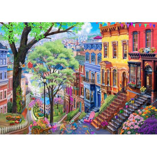 Puzzle Bluebird Spring Hill de 500 Piezas