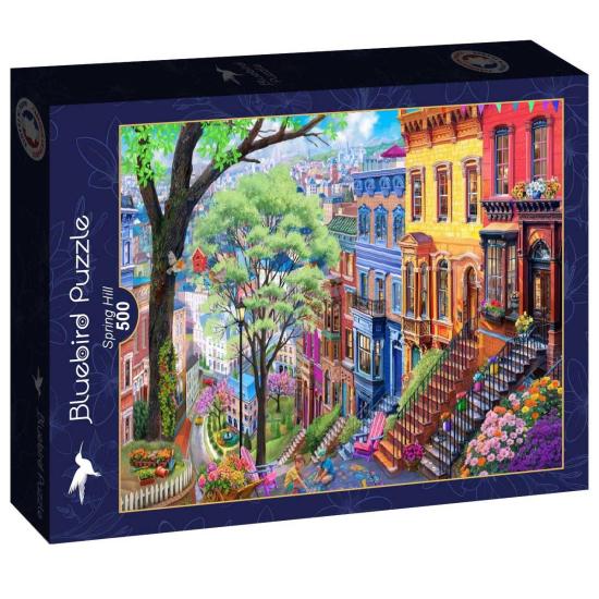 Puzzle Bluebird Spring Hill de 500 Piezas