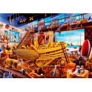 Puzzle Bluebird Taller de Barcos de 1000 Piezas