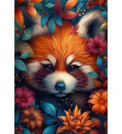 Puzzle Bluebird Tango, El Panda Rojo de 1000 Piezas