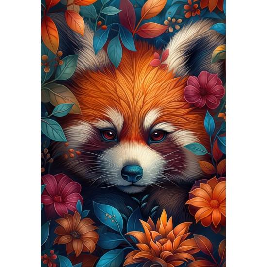 Puzzle Bluebird Tango, El Panda Rojo de 1000 Piezas