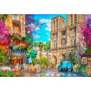 Puzzle Bluebird Tarde En Notre Dame de 1000 Piezas