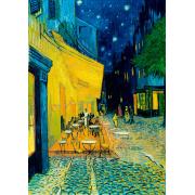 Puzzle Bluebird Terraza de Café por la noche de 1000 Piezas