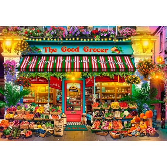 Puzzle Bluebird Tienda De Comestibles de 1000 Piezas