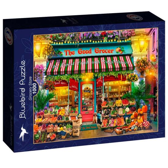 Puzzle Bluebird Tienda De Comestibles de 1000 Piezas