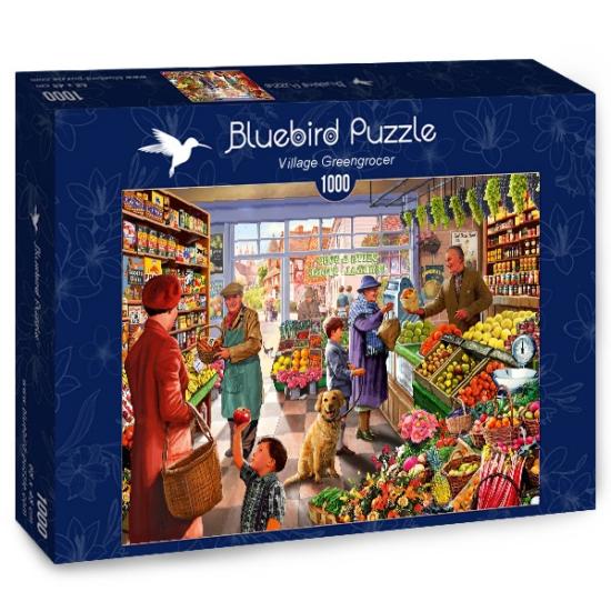Puzzle Bluebird Tienda de Frutas y Verduras de 1000 Piezas
