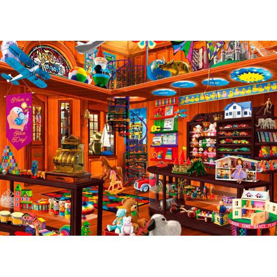 Puzzle Bluebird Tienda de Juguetes Oculta de 1000 Piezas Puzzle Bluebird Tienda de Juguetes Oculta de 1000 Piezas