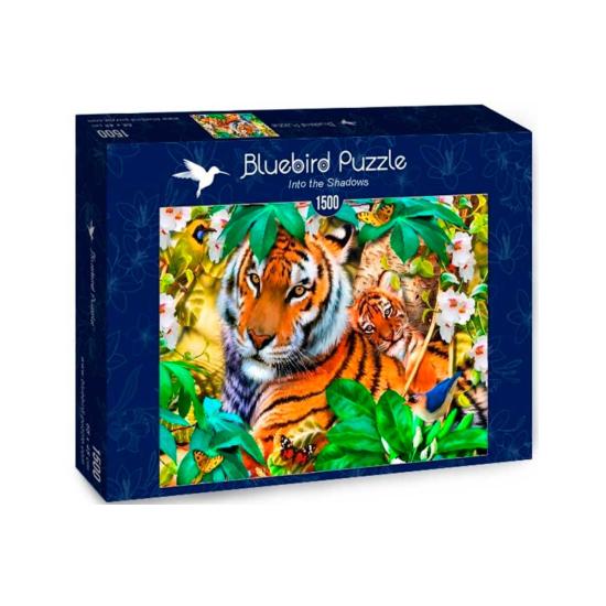 Puzzle Bluebird Tigres Entre las Sombras MINI de 1500 Piezas
