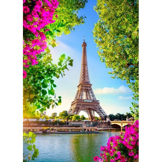 Puzzle Bluebird Torre Eiffel En Primavera de 500 Piezas Puzzle Bluebird Torre Eiffel En Primavera de 500 Piezas