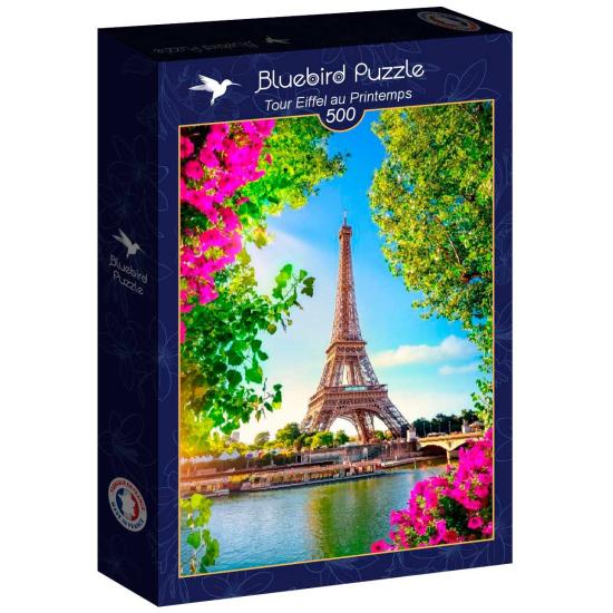 Puzzle Bluebird Torre Eiffel En Primavera de 500 Piezas Puzzle Bluebird Torre Eiffel En Primavera de 500 Piezas