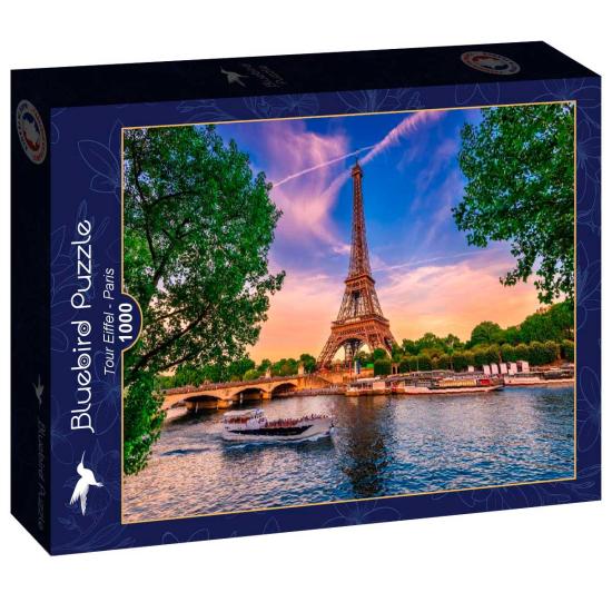 Puzzle Bluebird Torre Eiffel, Paris de 1000 Piezas