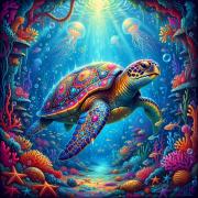 Puzzle Bluebird Tortuga Marina de 1000 Piezas