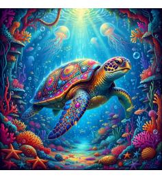 Puzzle Bluebird Tortuga Marina de 1000 Piezas
