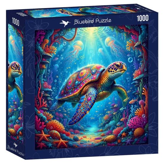 Puzzle Bluebird Tortuga Marina de 1000 Piezas