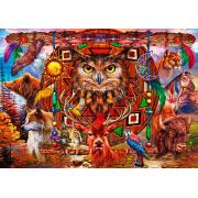 Puzzle Bluebird Totem Animal de 4000 Piezas