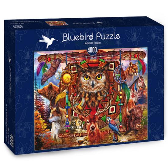 Puzzle Bluebird Totem Animal de 4000 Piezas