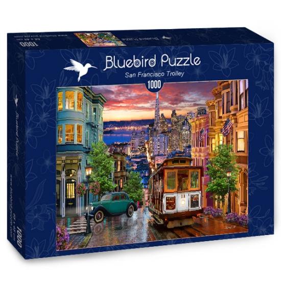 Puzzle Bluebird Tranvía de San Francisco de 1000 Piezas Puzzle Bluebird Tranvía de San Francisco de 1000 Piezas