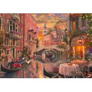 Puzzle Bluebird Un Arardecer en Venecia de 1500 Piezas