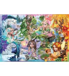 Puzzle Bluebird Una Estación de Hadas 1000 Piezas