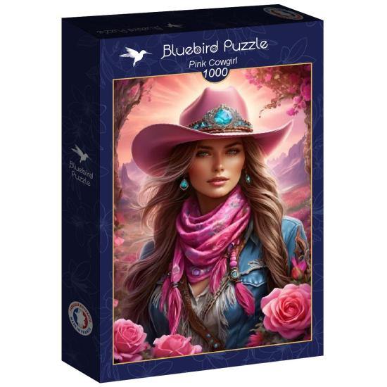 Puzzle Bluebird Vaquera Rosa de 1000 Piez Puzzle Bluebird Vaquera Rosa de 1000 Piez