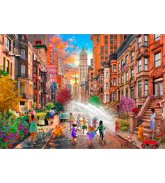 Puzzle Bluebird Verano Caluroso en Nueva York 1000 Piezas
