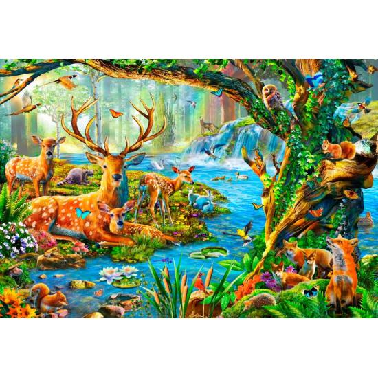 Puzzle Bluebird Vida del Bosque de 260 Piezas