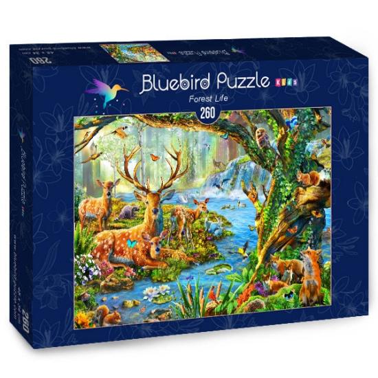 Puzzle Bluebird Vida del Bosque de 260 Piezas