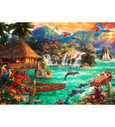 Puzzle Bluebird Vida en la Isla de 1500 Piezas