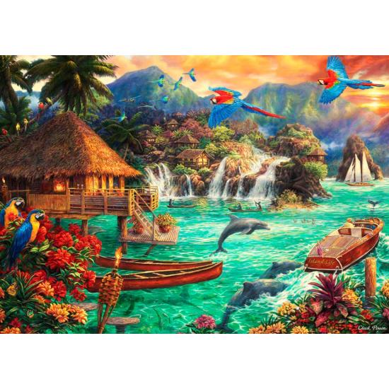 Puzzle Bluebird Vida en la Isla de 1500 Piezas Puzzle Bluebird Vida en la Isla de 1500 Piezas