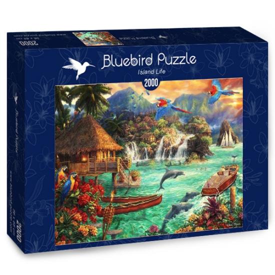 Puzzle Bluebird Vida en la Isla de 2000 Piezas