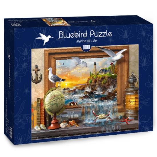 Puzzle Bluebird Vida Marina de 1000 Piezas