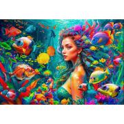 Puzzle Bluebird Vida Submarina de 1000 Piezas