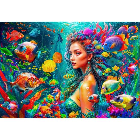 Puzzle Bluebird Vida Submarina de 1000 Piezas