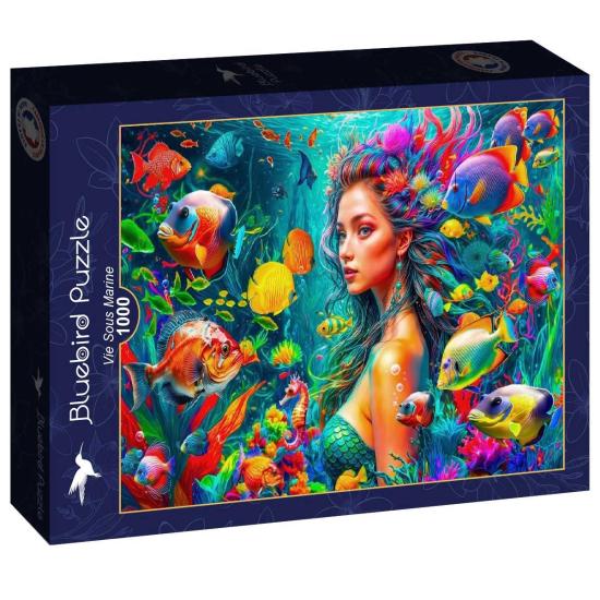 Puzzle Bluebird Vida Submarina de 1000 Piezas