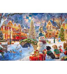 Puzzle Bluebird Villa Navidad 500 Piezas