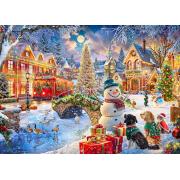 Puzzle Bluebird Villa Navidad de 1500 Piezas