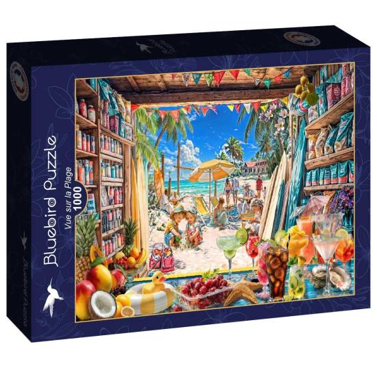 Puzzle Bluebird Vista de la Playa de 1000 Piezas