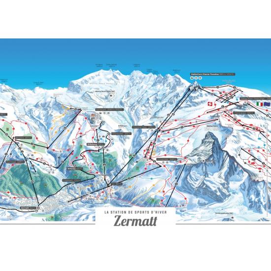 Puzzle Bluebird Zermatt de 500 Piezas