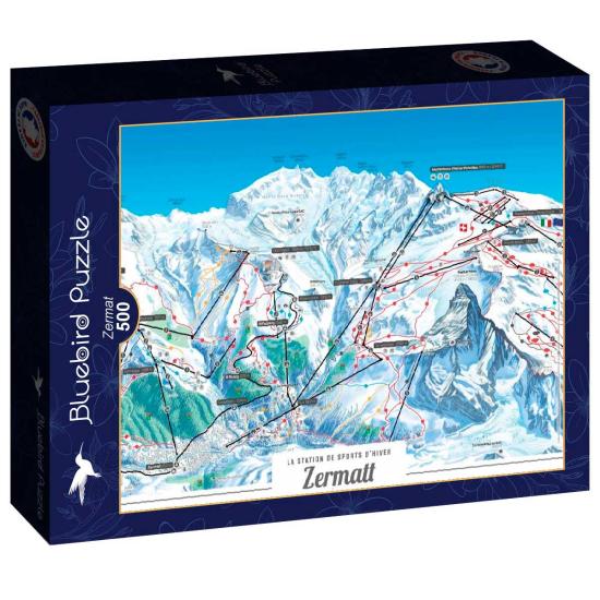 Puzzle Bluebird Zermatt de 500 Piezas