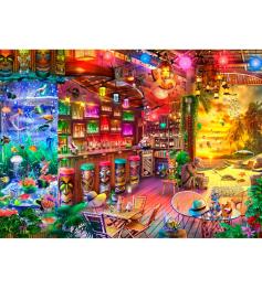 Puzzle Brain Tree Bar de Playa de 1000 Piezas