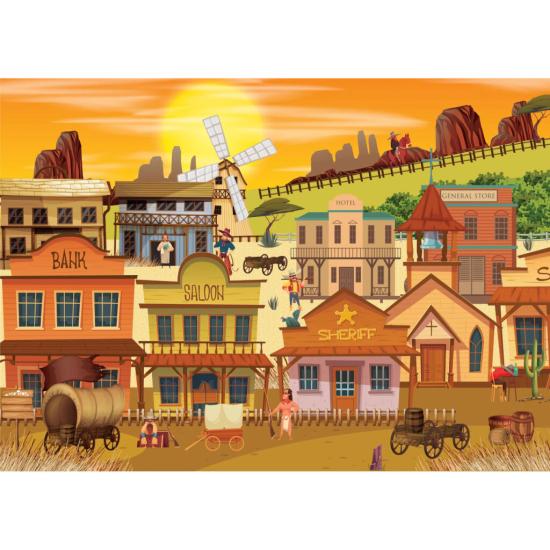 Puzzle Brain Tree Ciudad Western de 1000 Piezas Puzzle Brain Tree Ciudad Western de 1000 Piezas