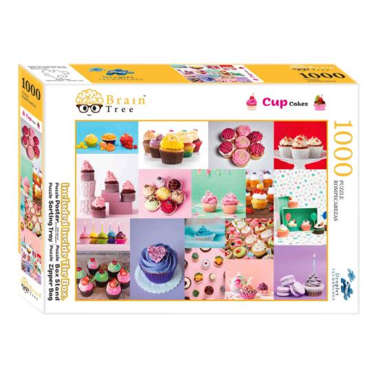 Puzzle Brain Tree Cupcakes de 1000 Piezas Puzzle Brain Tree Cupcakes de 1000 Piezas