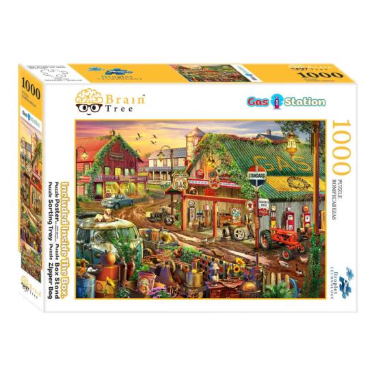 Puzzle Brain Tree Gasolinera de 1000 Piezas Puzzle Brain Tree Gasolinera de 1000 Piezas