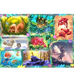 Puzzle Brain Tree Lindos Animales de 1000 Piezas