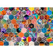 Puzzle Brain Tree Patrones Hexagonales de 1000 Piezas