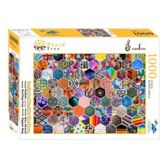 Puzzle Brain Tree Patrones Hexagonales de 1000 Piezas Puzzle Brain Tree Patrones Hexagonales de 1000 Piezas