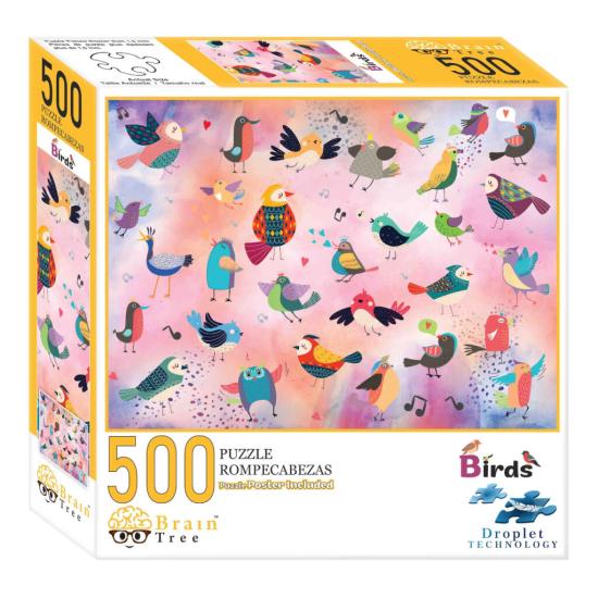 Puzzle Brain Tree Pájaros de Cuento de Hadas de 500 Piezas Puzzle Brain Tree Pájaros de Cuento de Hadas de 500 Piezas