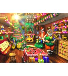 Puzzle Brain Tree Taller de Papá Noel de 1000 Piezas