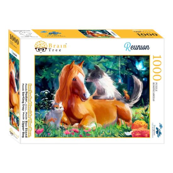 Puzzle Brain Tree Encuentro de Animales de 1000 Piezas Puzzle Brain Tree Encuentro de Animales de 1000 Piezas